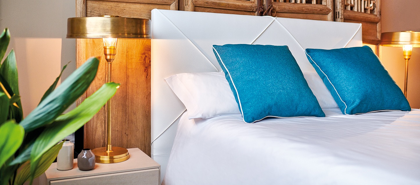 Como combinar uma cabeceira de cama branca