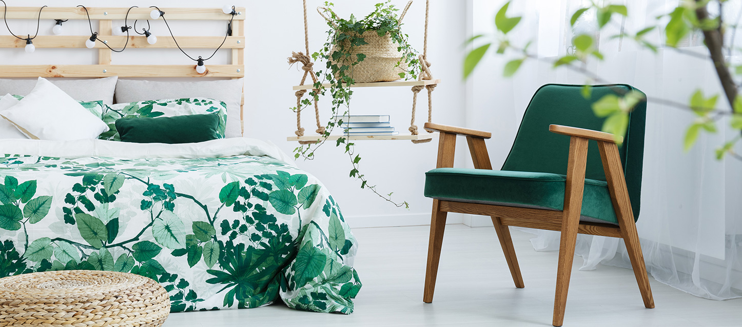 Ideias para decorar o quarto em verde água neste verão